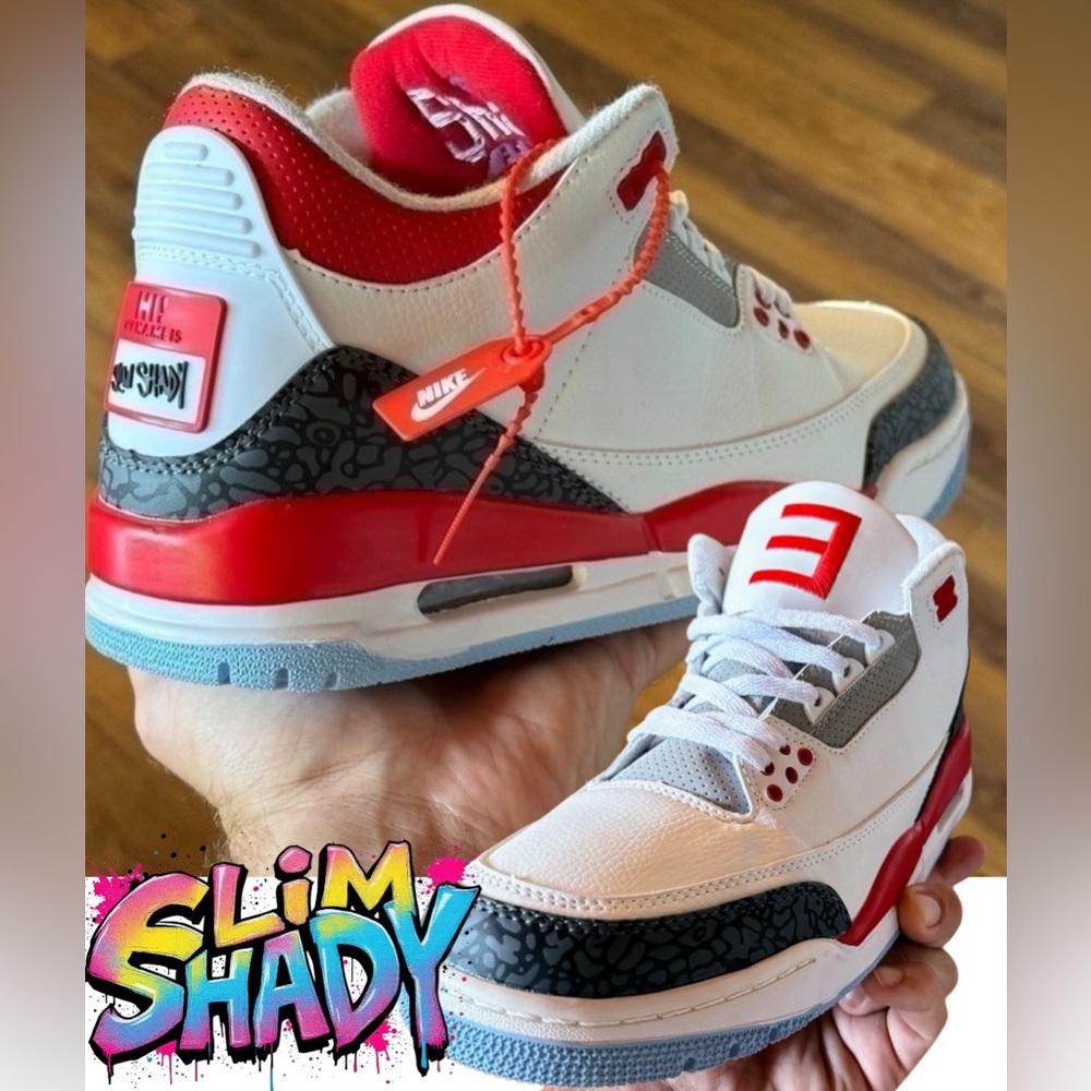 COPY - PE "Slim shady" 3s Super Bowl customs